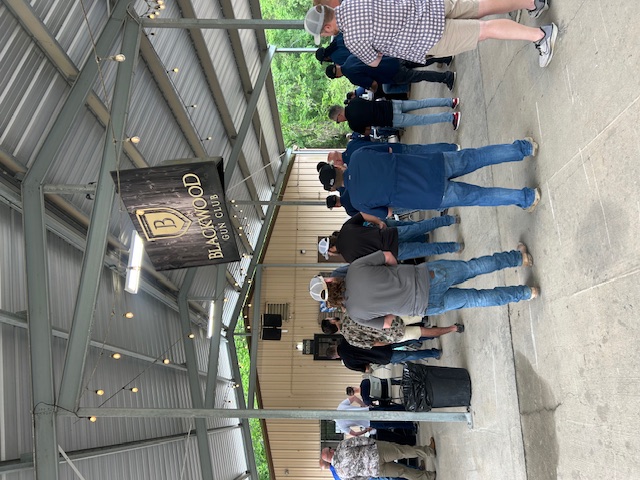 Blackwood venue sign at Titan Roofing skeet shoot 2026